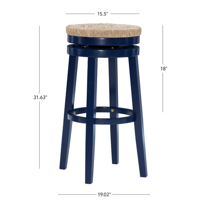 Maya 30" Blue Barstool