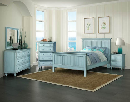 Monaco Bleu or Blanc 4 Piece Bedroom Set
