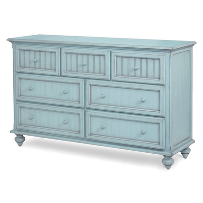 Monaco Bleu or Blanc Dresser and Mirror