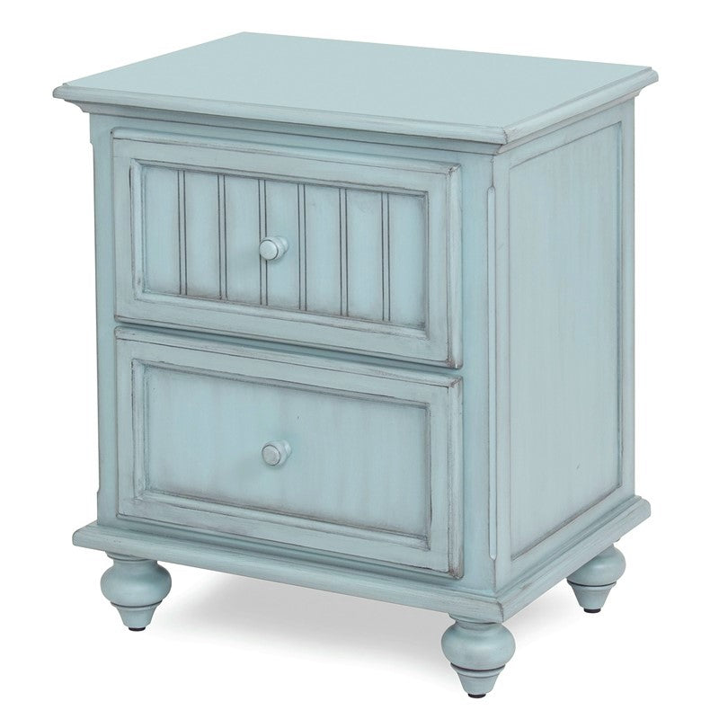 Monaco Bleu or Blanc Nightstand – FOS Furniture (FL)