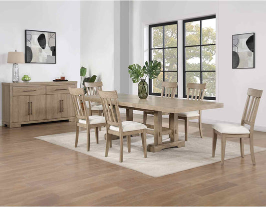 Napa 7 Piece Dining Set Sand