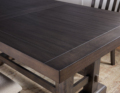 Napa 7 Piece Dining Set Charcoal