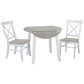 OYSTER BAY ROUND DROP LEAF TABLE SET