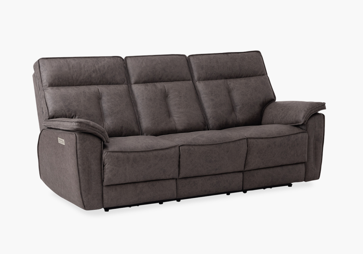 Oakley Power Reclining Leather Sofa