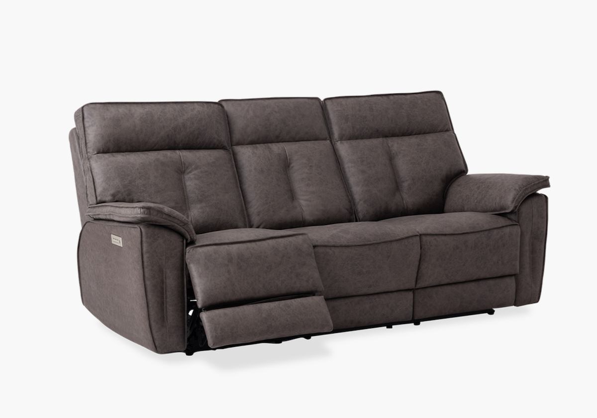 Oakley Power Reclining Leather Sofa