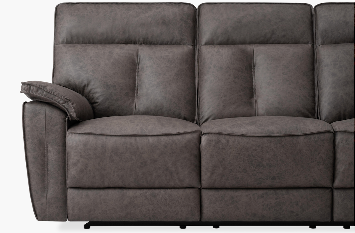 Oakley Power Reclining Leather Sofa