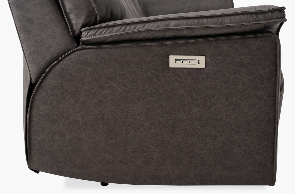 Oakley Power Reclining Leather Sofa