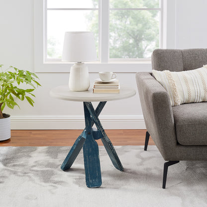 Oar Blue Side Table