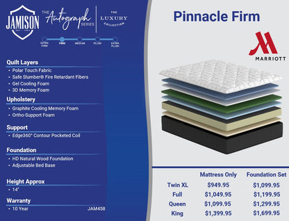 Solstice Autograph Hybrid Series Pinnacle Mattress - Firm