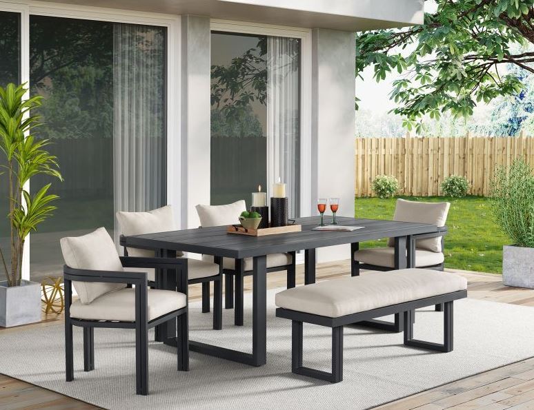 PLAYA 6 PC OUTDOOR DINING SET