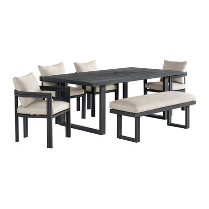 PLAYA 6 PC OUTDOOR DINING SET