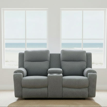 Contour Reclining Sofa, Console Loveseat