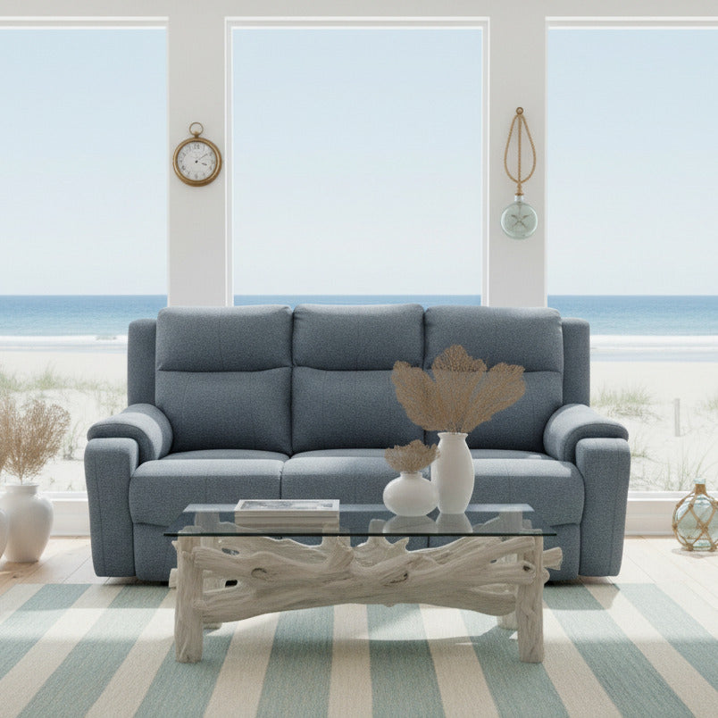 Contour Reclining Sofa, Console Loveseat