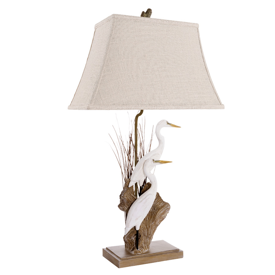 Pair of Egrets Lamp