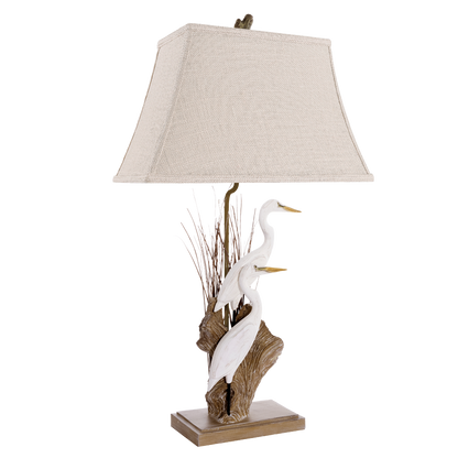 Pair of Egrets Lamp