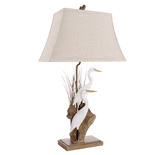 Pair of Egrets Lamp