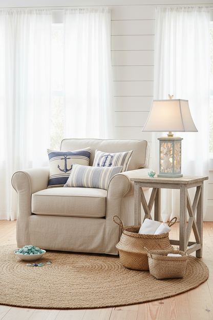 Coral & Shell Lamp