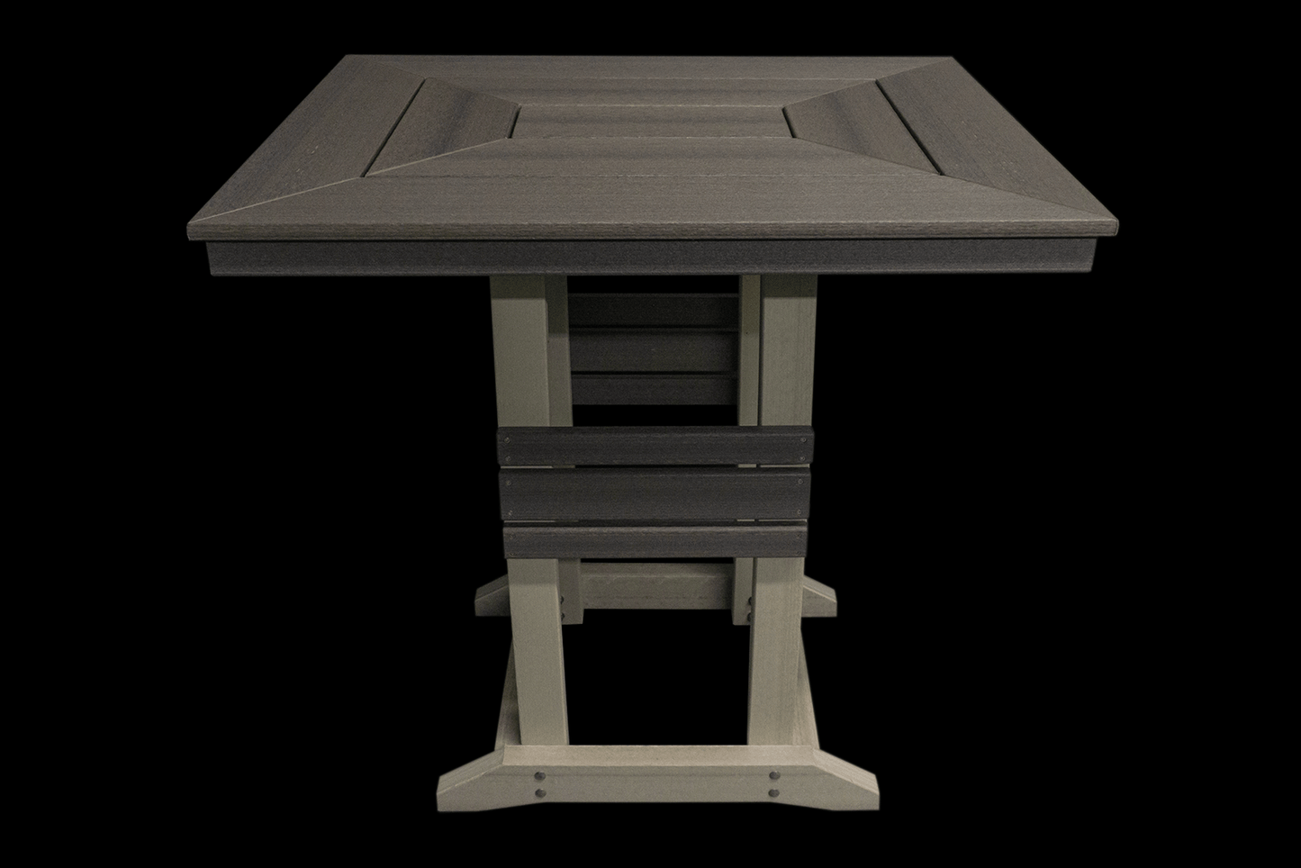 3 Piece Square Mitered Table Set