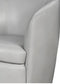 Barolo Leather Swivel Barrel Chair