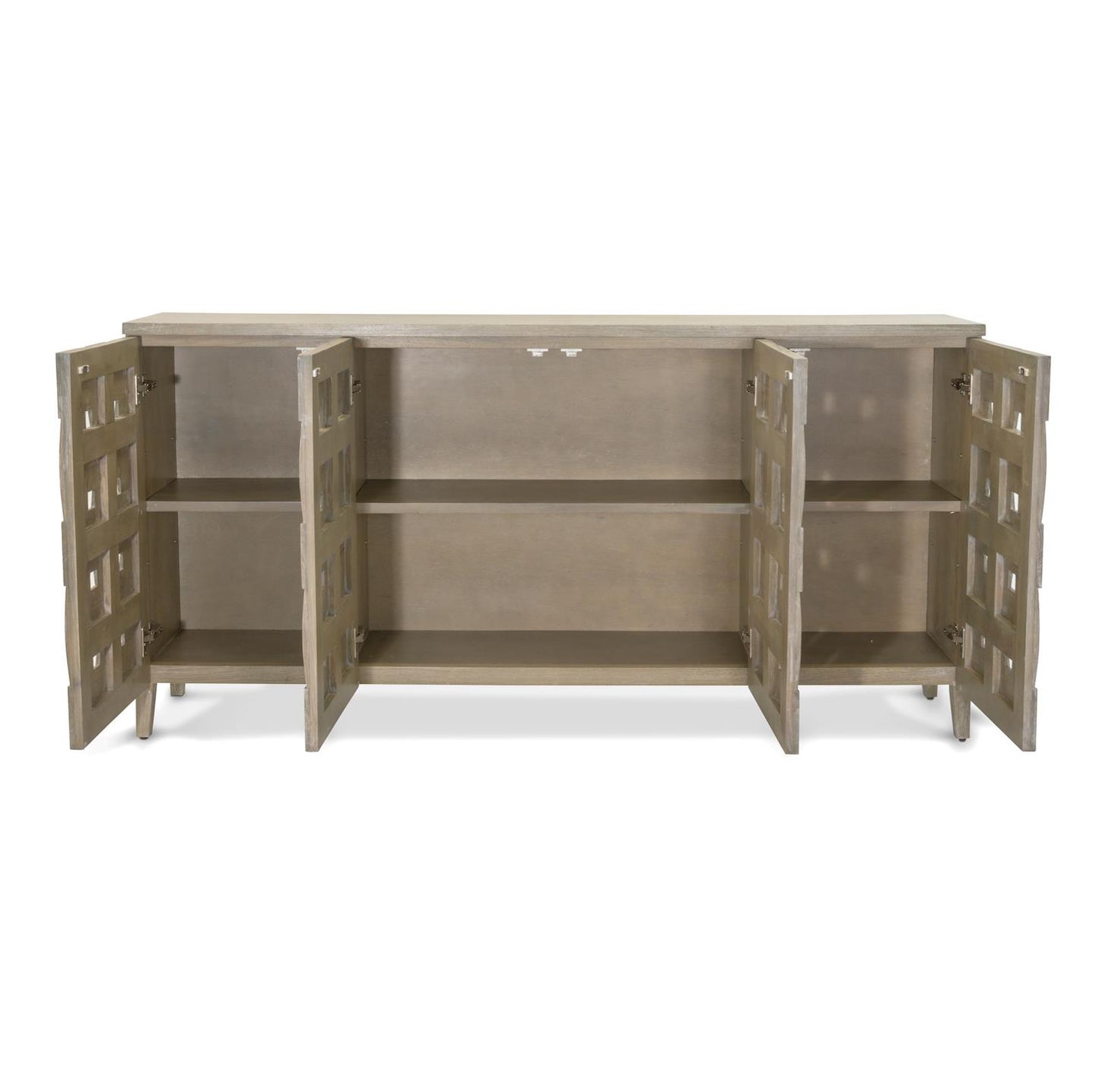 Wooden Weave Console