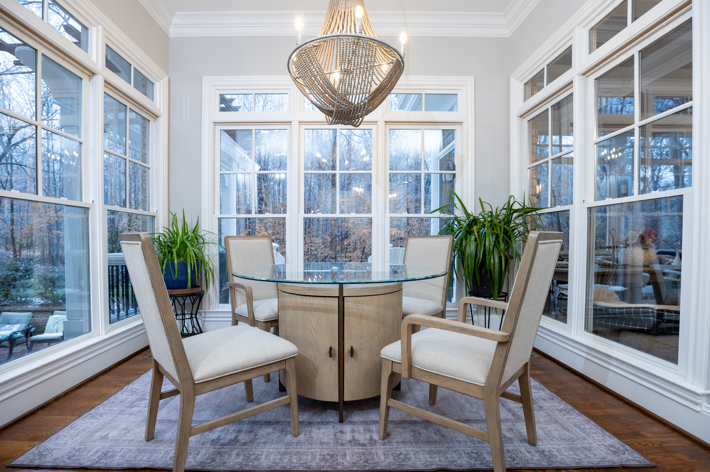 Rio Vista 5 Piece Round Table Set