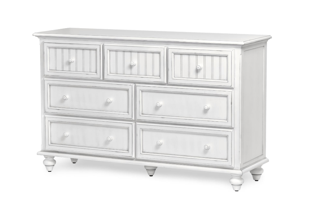 Monaco Bleu or Blanc Dresser and Mirror