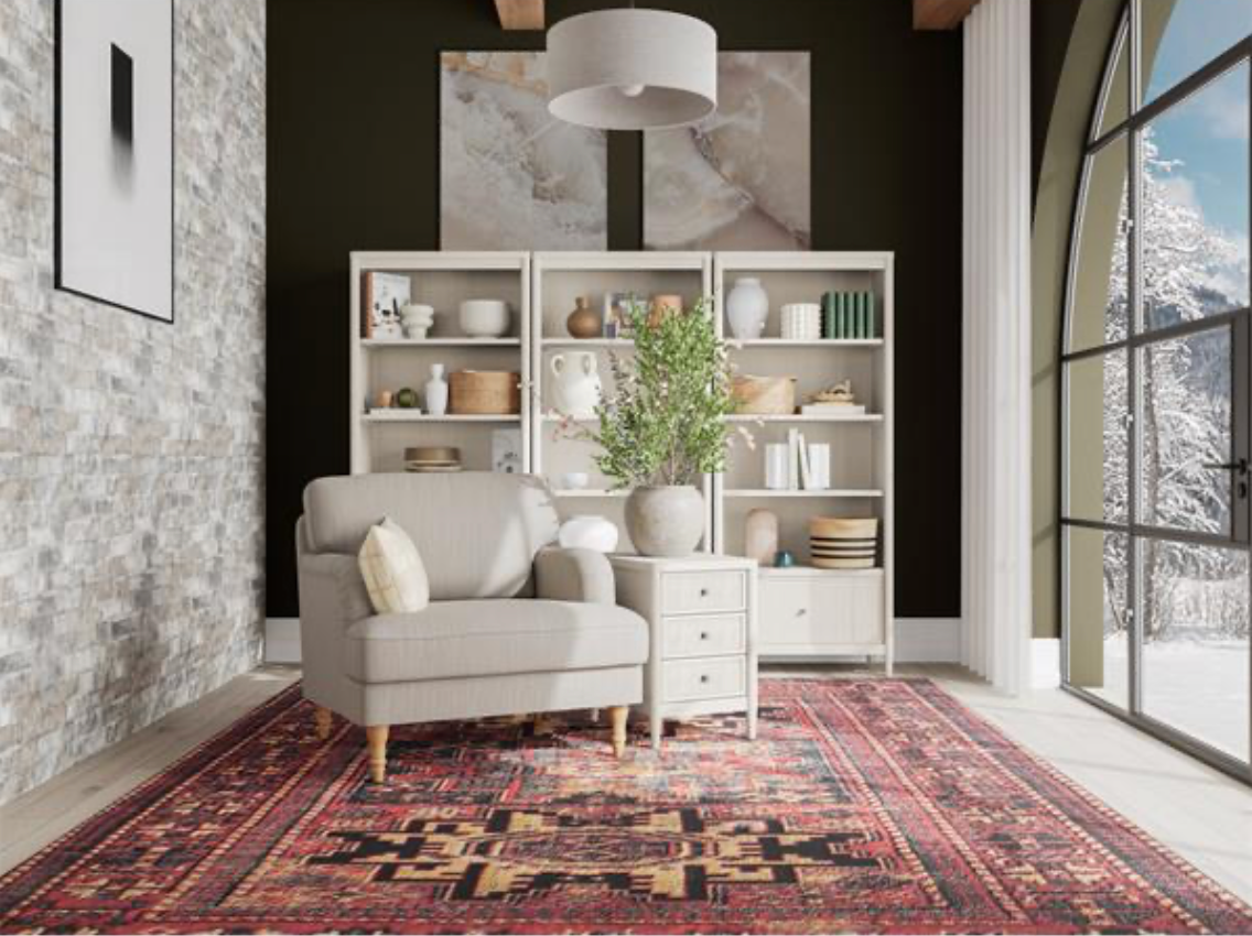 White Sand Chairside Table