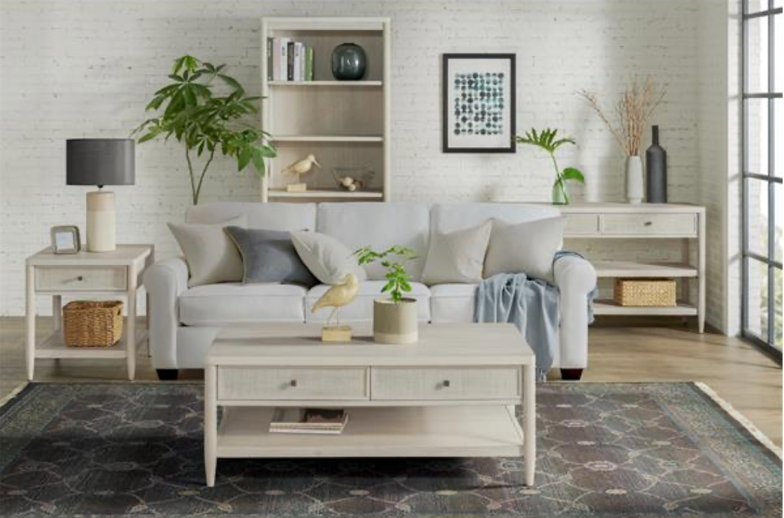 White Sand End Table