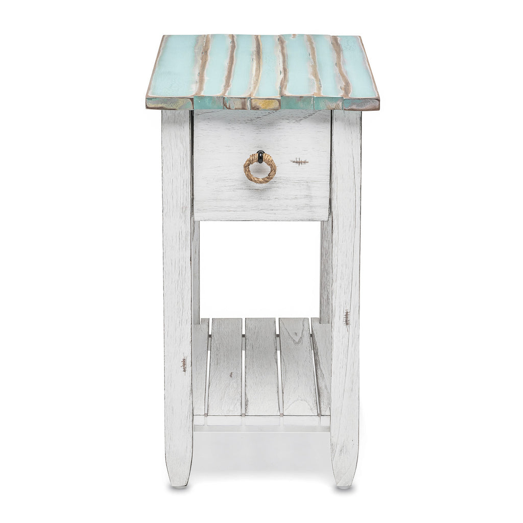 Picket Fence Chairside Table