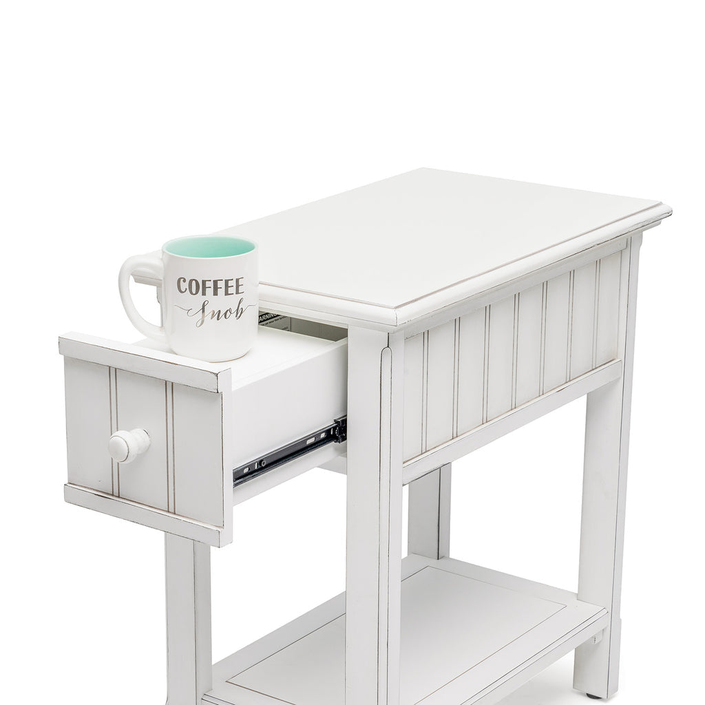 Monaco White Chairside