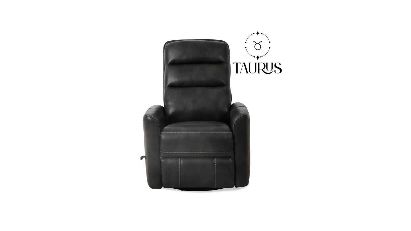 Taurus Swivel Glider Recliner with Adjustable Headrest