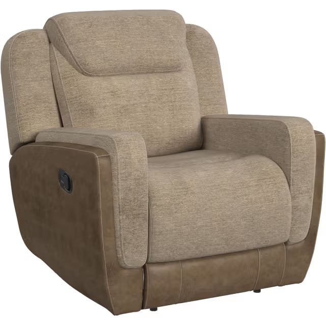 Hornet Motion Sofa, Rocking Console Loveseat & Recliner in Rancho Beige