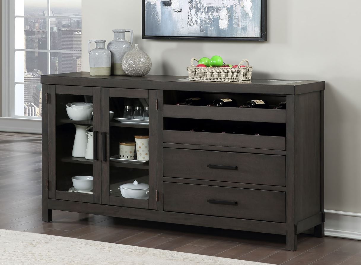 Napa Server Charcoal
