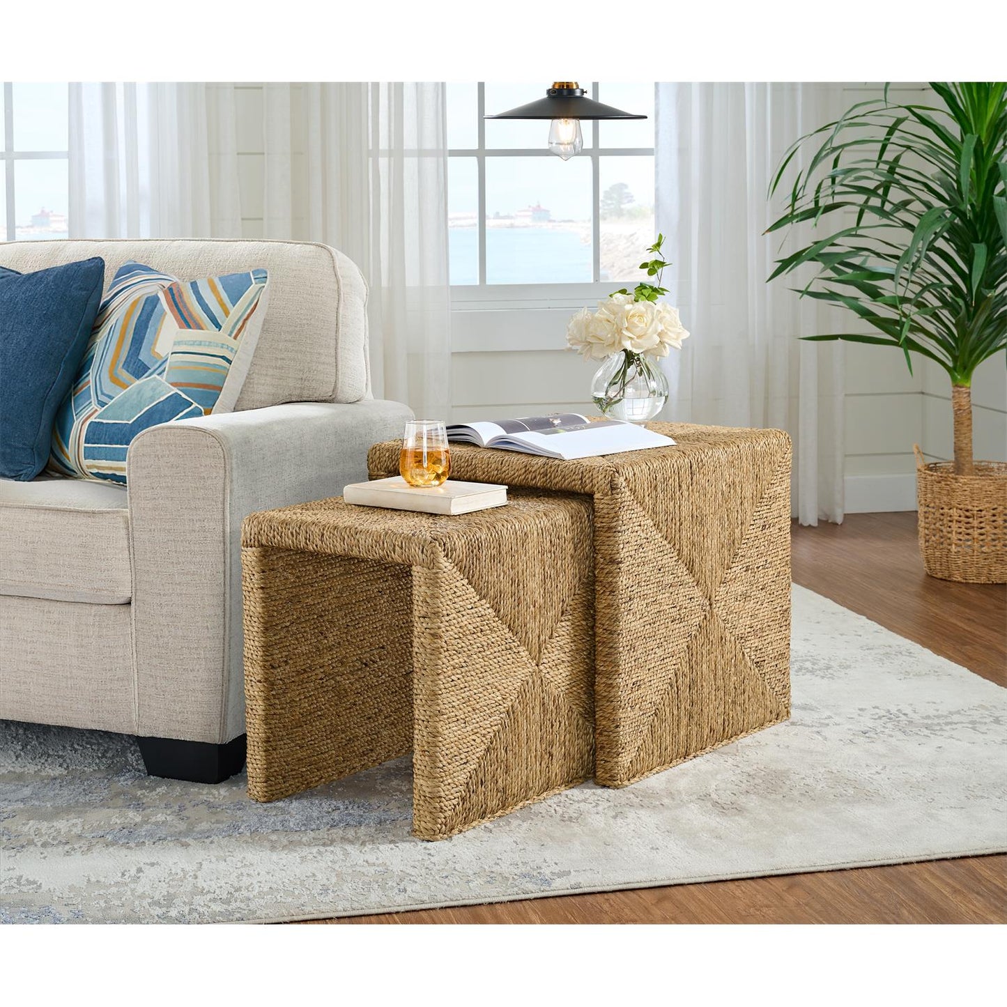 Rosalie Woven Nesting Tables