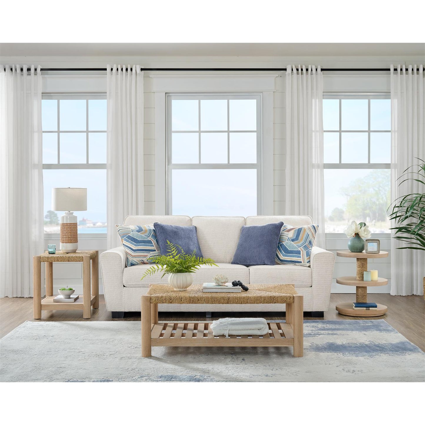 Rosalie Woven Rectangular Coffee Table