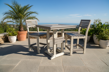 3 Piece Square Mitered Table Set