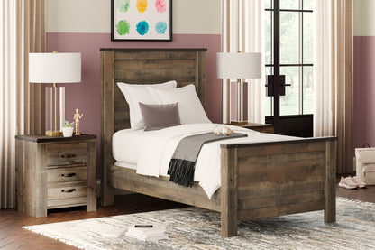 Trinell  Panel Bed