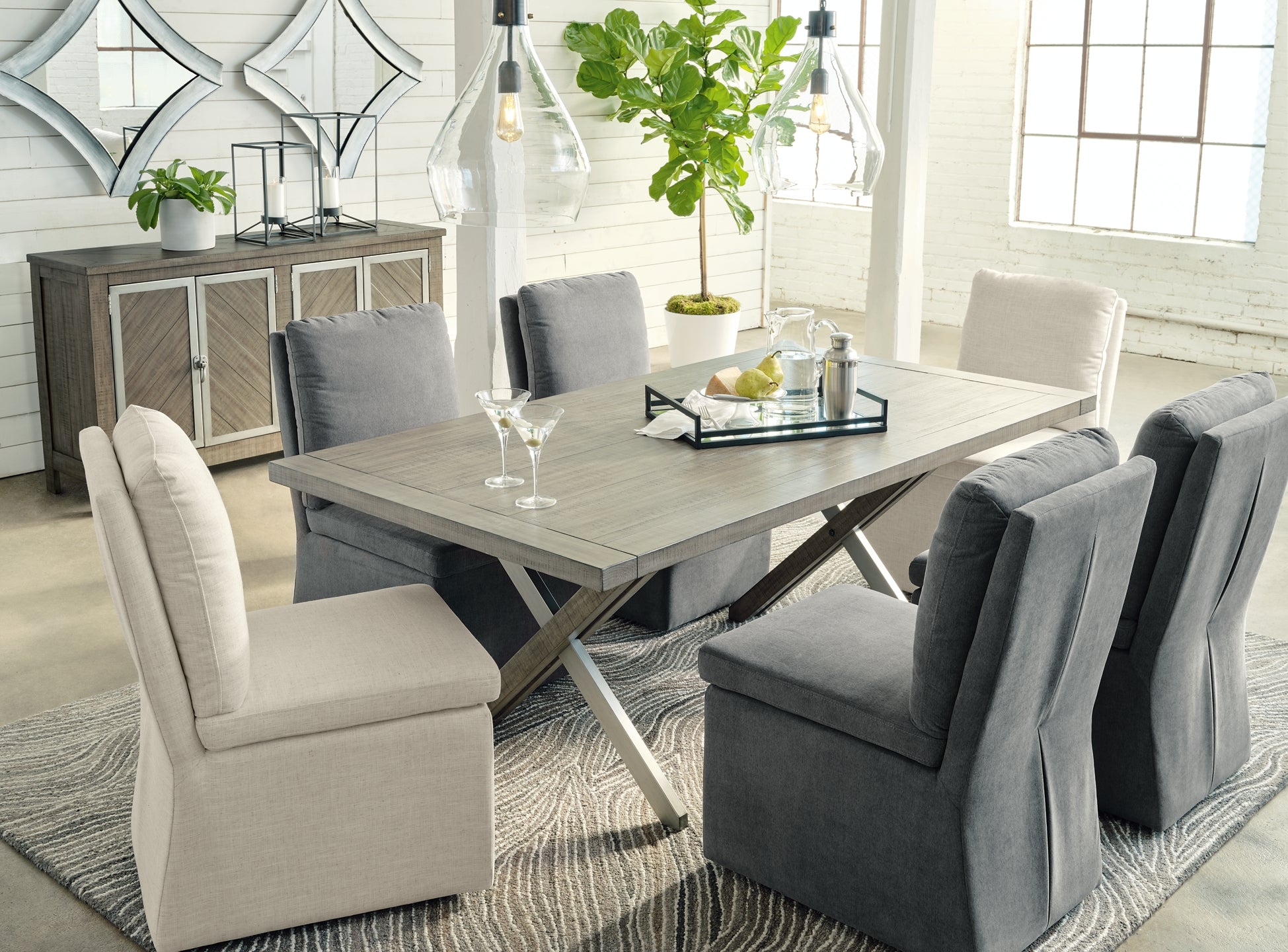 Krystanza Rectangular Dining Room Table – FOS Furniture (FL)