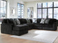 Midnight-Madness 6-Piece Sectional with Chaise