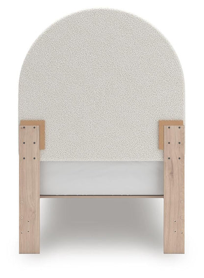 Arloster Twin Upholstered Panel Bed