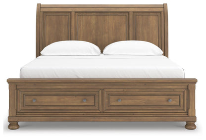 Feddinger California King Storage Sleigh Bed