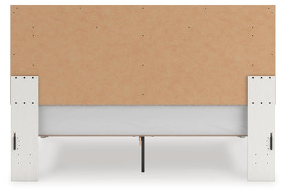 Zuraleus King Upholstered Panel Platform Bed