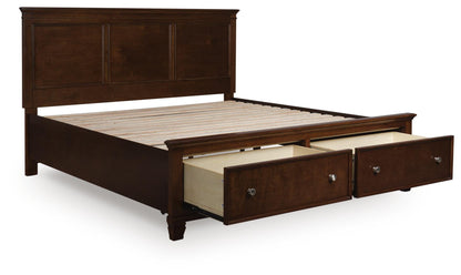 Danabrin California King Panel Storage Bed