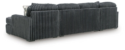 Midnight-Madness 3-Piece Double Chaise Sectional