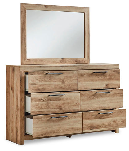 Hyanna Twin Panel Bed, Dresser, Mirror and Nightstand