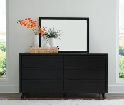 Danziar King Panel Bed, Dresser, Mirror and Nightstand