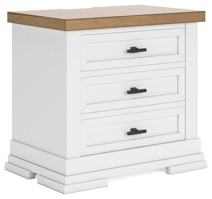 Ashbryn California King Panel Storage Bed, Dresser, Mirror and Nightstand