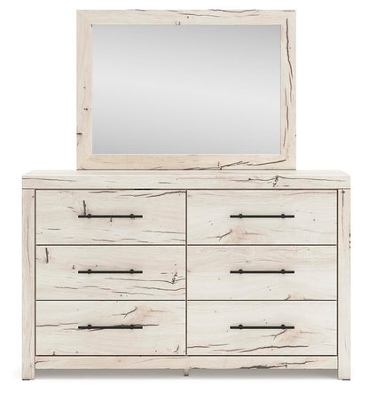 Lawroy Full Panel Storage Bed, Dresser, Mirror and Nightstand