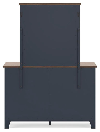 Landocken Twin Panel Headboard, Dresser, Mirror and Nightstand