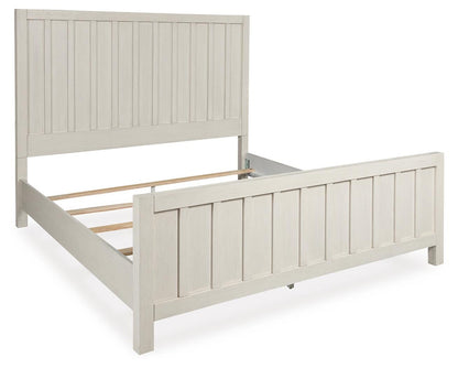 Shaybrock King Panel Bed, Dresser, Mirror and Nightstand
